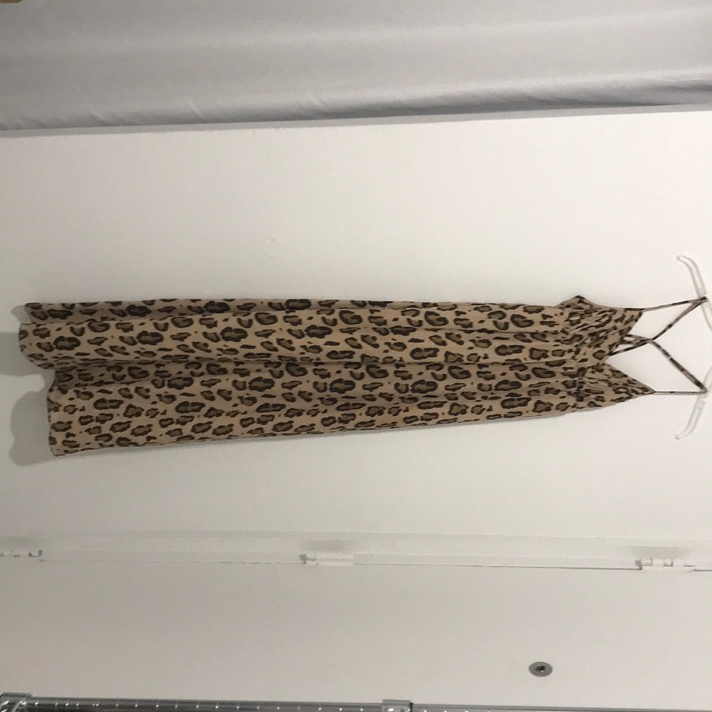 Armani exchange cheetah maxi dress